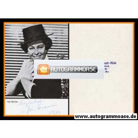Autogramm Schauspieler | Ilse WERNER | 1950er (Portrait SW)