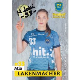 Autogramm Handball (D) | BSV Buxtehude | 2020 | Mia LAKENMACHER