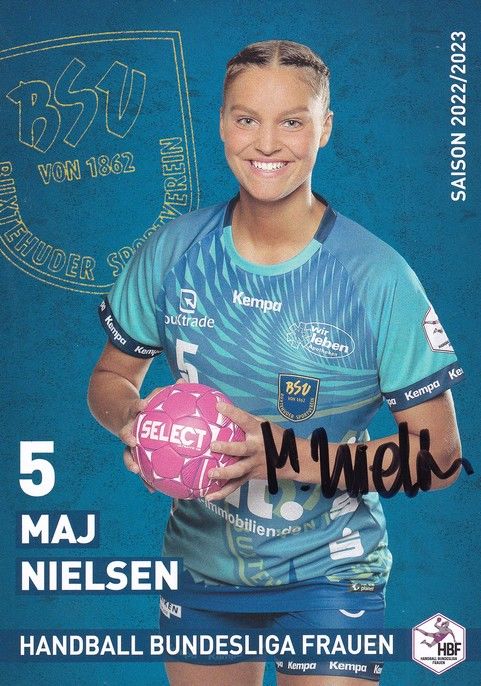 Autogramm Handball (D) | BSV Buxtehude | 2022 | Maj NIELSEN