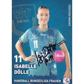 Autogramm Handball (D) | BSV Buxtehude | 2022 | Isabelle DÖLLE