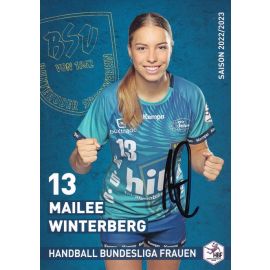 Autogramm Handball (D) | BSV Buxtehude | 2022 | Mailee WINTERBERG