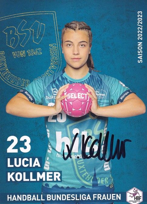 Autogramm Handball (D) | BSV Buxtehude | 2022 | Lucia KOLLMER