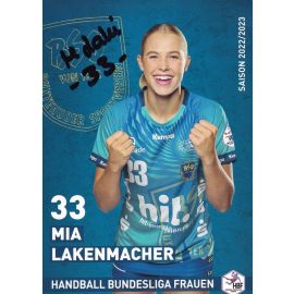 Autogramm Handball (D) | BSV Buxtehude | 2022 | Mia LAKENMACHER 
