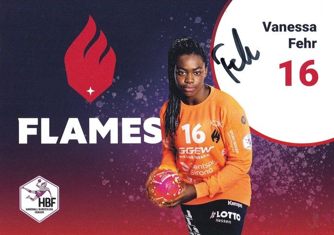Autogramm Handball (D) | HSG Bensheim/Auerbach | 2022 | Vanessa FEHR