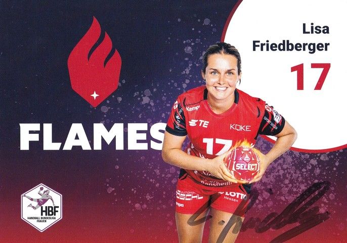Autogramm Handball (D) | HSG Bensheim/Auerbach | 2022 | Lisa FRIEDBERGER