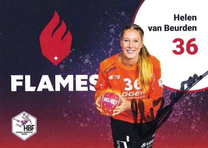 Autogramm Handball (D) | HSG Bensheim/Auerbach | 2022 | Helen VAN BEURDEN