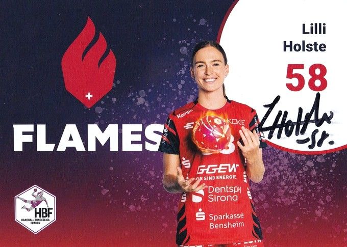 Autogramm Handball (D) | HSG Bensheim/Auerbach | 2022 | Lilli HOLSTE