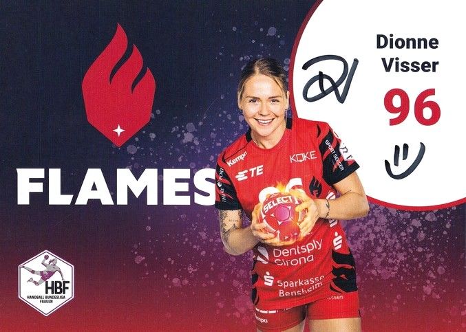 Autogramm Handball (D) | HSG Bensheim/Auerbach | 2022 | Dionne VISSER