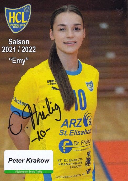 Autogramm Handball (D) | HC Leipzig | 2021 | Emely THEILIG