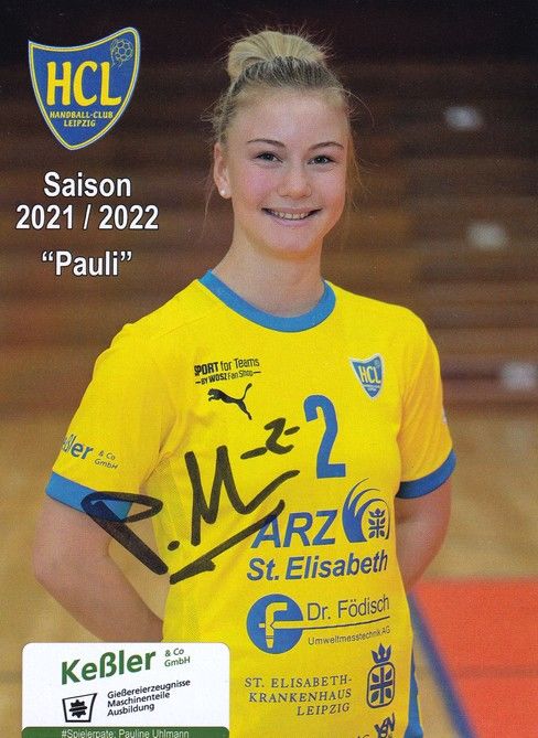 Autogramm Handball (D) | HC Leipzig | 2021 | Pauline UHLMANN
