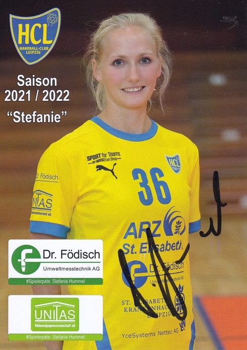 Autogramm Handball (D) | HC Leipzig | 2021 | Stefanie HUMMEL