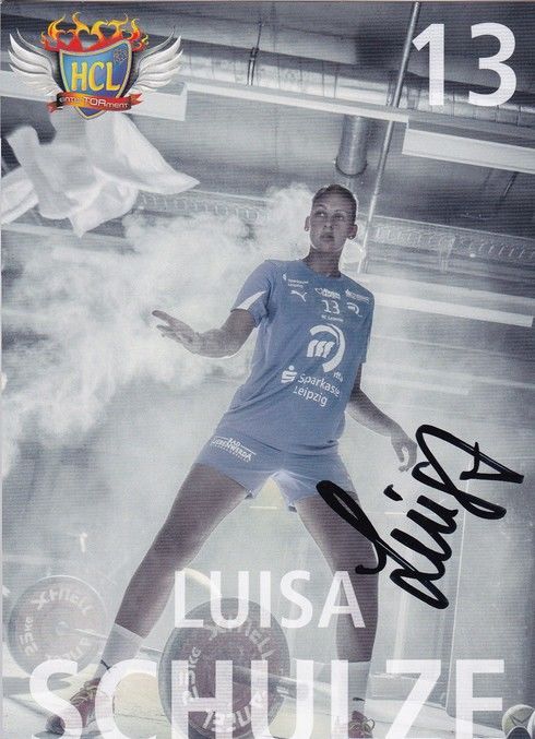 Autogramm Handball (D) | HC Leipzig | 2013 | Luisa SCHULZE
