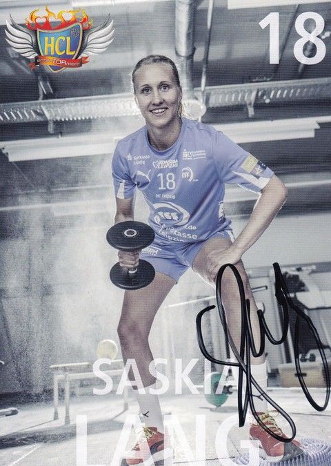 Autogramm Handball (D) | HC Leipzig | 2013 | Saskia LANG