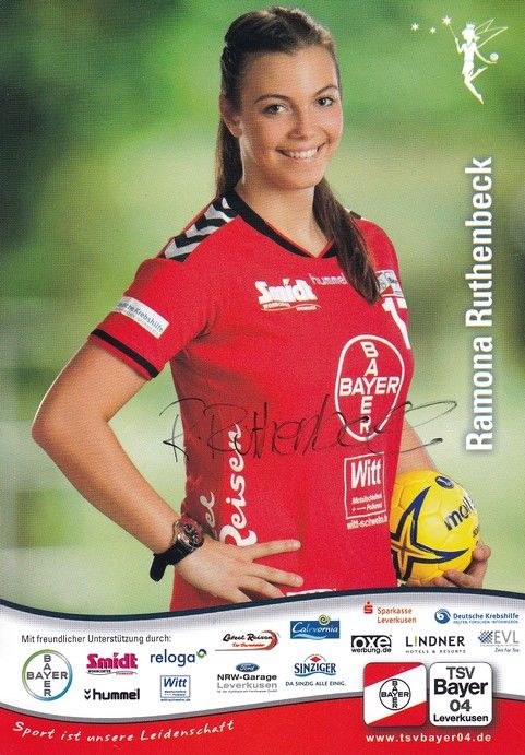 Autogramm Handball (D) | Bayer Leverkusen | 2014 | Ramona RUTHENBECK