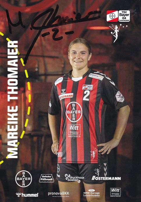 Autogramm Handball (D) | Bayer Leverkusen | 2022 | Mareike THOMAIER