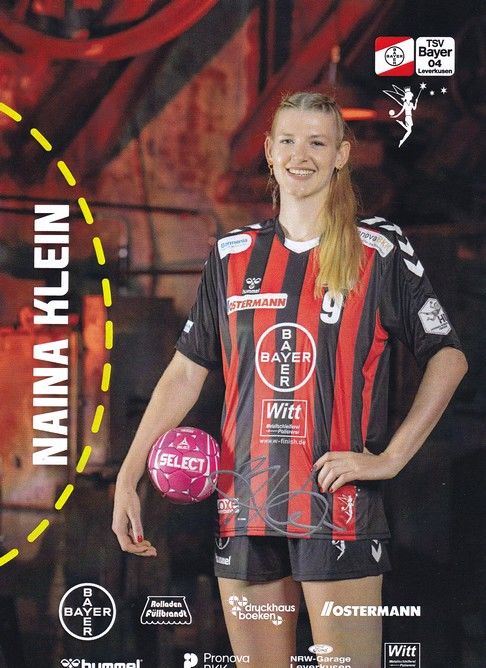 Autogramm Handball (D) | Bayer Leverkusen | 2022 | Naina KLEIN