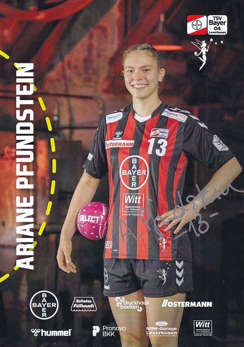 Autogramm Handball (D) | Bayer Leverkusen | 2022 | Ariane PFUNDSTEIN