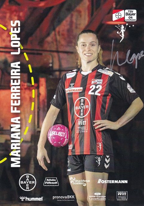 Autogramm Handball (D) | Bayer Leverkusen | 2022 | Marianna FERREIRA LOPES