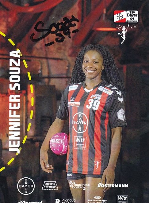 Autogramm Handball (D) | Bayer Leverkusen | 2022 | Jennifer SOUZA