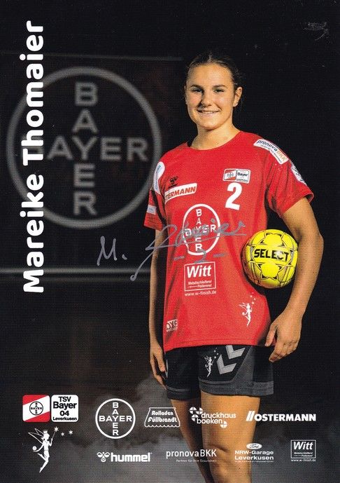 Autogramm Handball (D) | Bayer Leverkusen | 2021 | Mareike THOMAIER