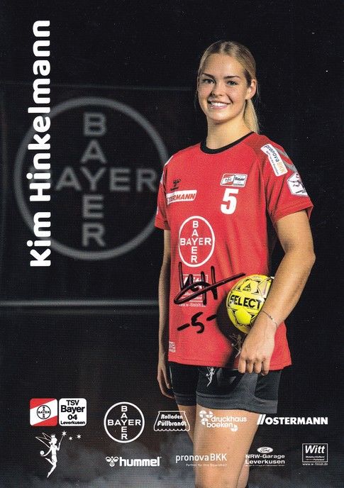 Autogramm Handball (D) | Bayer Leverkusen | 2021 | Kim HINKELMANN