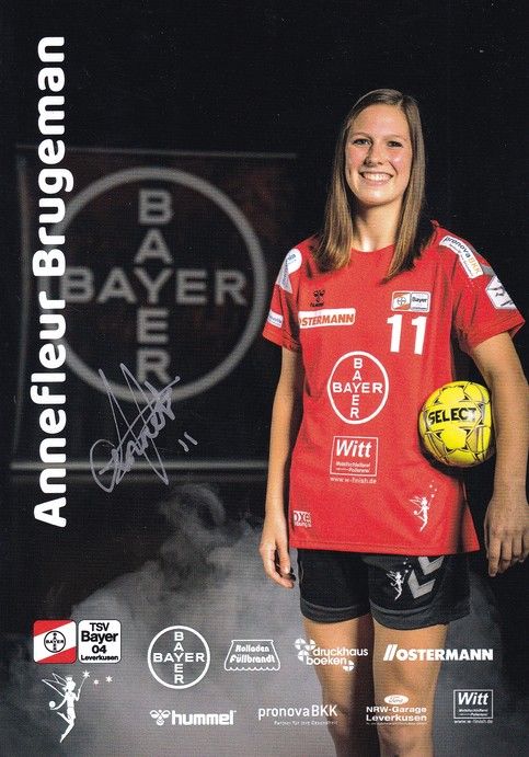 Autogramm Handball (D) | Bayer Leverkusen | 2021 | Annefleur BRUGEMAN