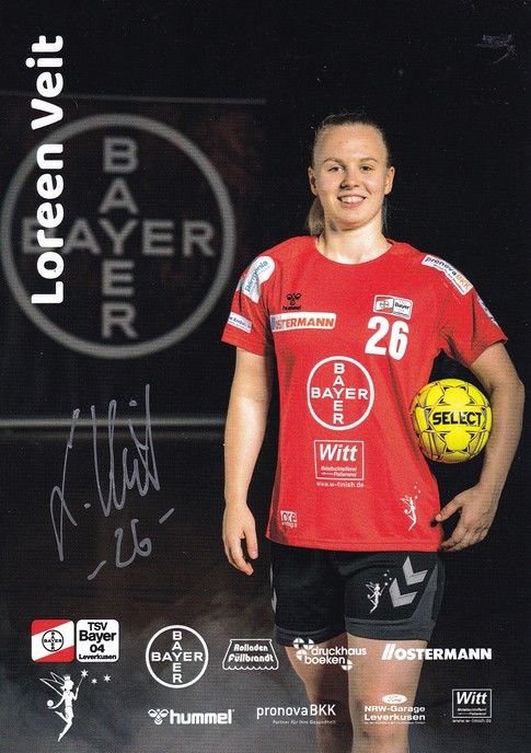 Autogramm Handball (D) | Bayer Leverkusen | 2021 | Loreen VEIT