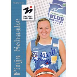 Autogramm Basketball | BC Marburg (D) | 2010er | Finja SCHAAKE