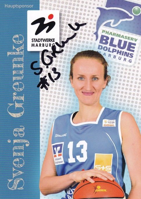 Autogramm Basketball | BC Marburg (D) | 2010er | Svenja GREUNKE