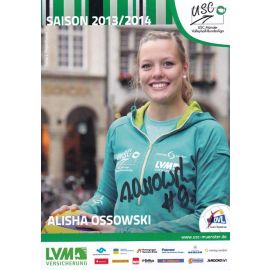 Autogramm Volleyball (D) | USC Münster | 2013 | Alisha OSSOWSKI