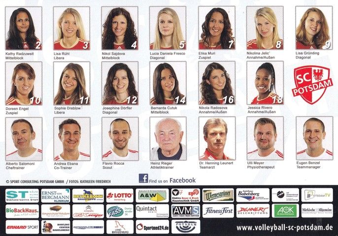 Autogramm Volleyball (D) | SC Potsdam | 2010er | Sophie DREBLOW