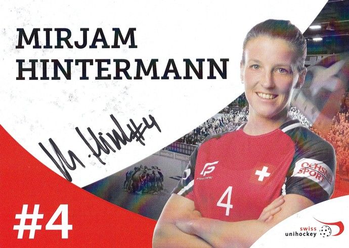 Autogramm Unihockey | Schweiz (D) | 2020er | Mirjam HINTERMANN