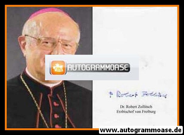 Autogramm Religion | Dr. Robert ZOLLITSCH | 2000er (Portrait Color)