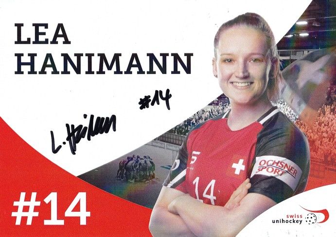 Autogramm Unihockey | Schweiz (D) | 2020er | Lea HANIMANN