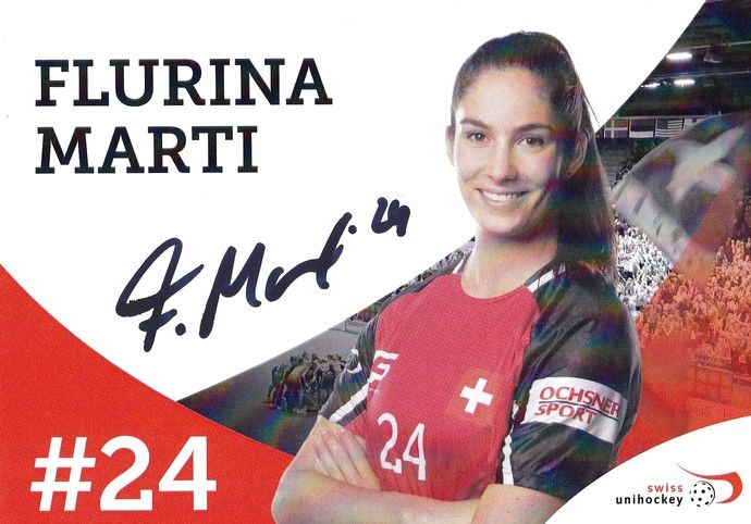 Autogramm Unihockey | Schweiz (D) | 2020er | Flurina MARTI
