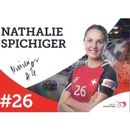 Autogramm Unihockey | Schweiz (D) | 2020er | Nathalie SPICHIGER