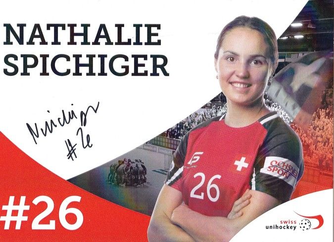 Autogramm Unihockey | Schweiz (D) | 2020er | Nathalie SPICHIGER