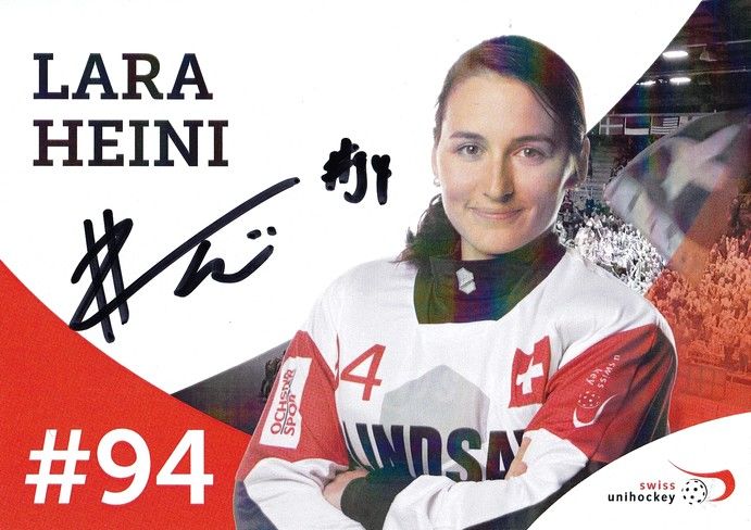 Autogramm Unihockey | Schweiz (D) | 2020er | Lara HEINI