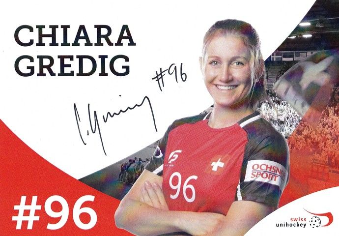 Autogramm Unihockey | Schweiz (D) | 2020er | Chiara GREDIG