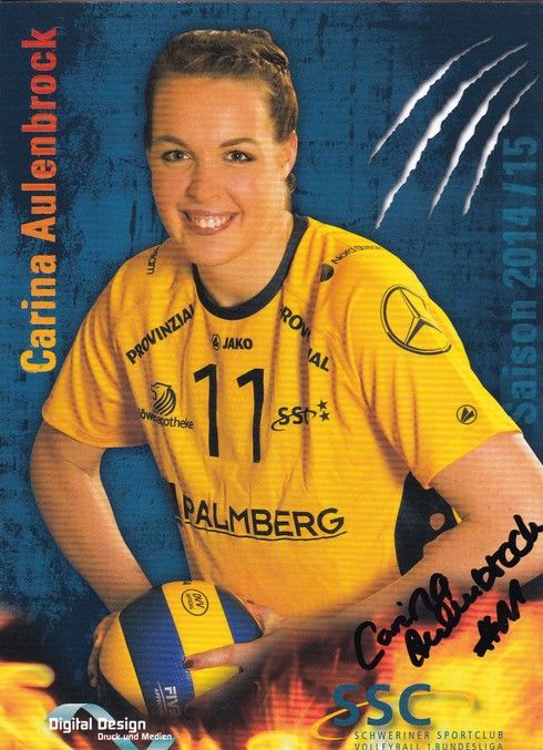Autogramm Volleyball (D) | Schweriner SC | 2010er | Carina AULENBROCK