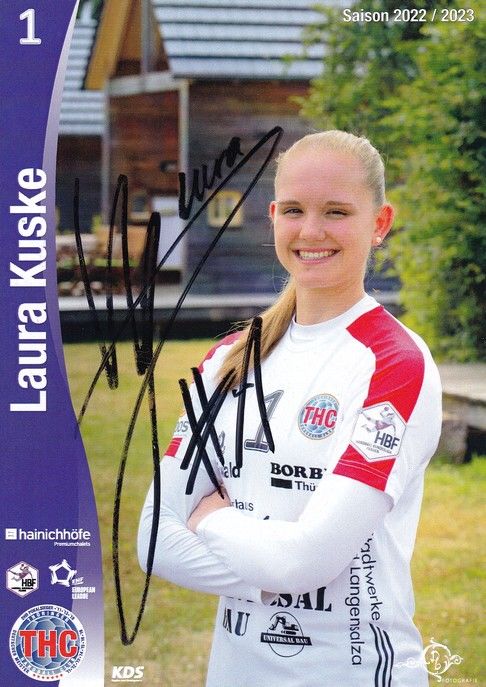 Autogramm Handball (D) | Thüringer HC | 2022 | Laura KUSKE