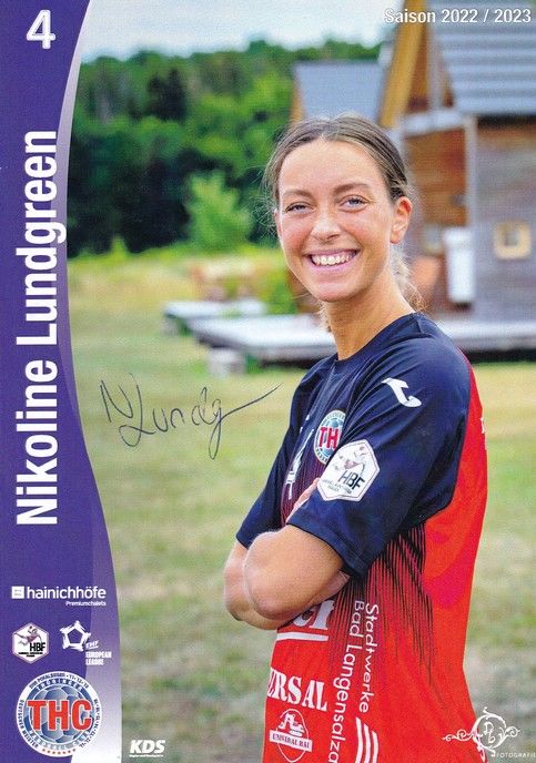 Autogramm Handball (D) | Thüringer HC | 2022 | Nikoline LUNDGREEN