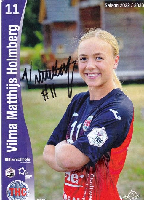 Autogramm Handball (D) | Thüringer HC | 2022 | Vilma Matthijs HOLMBERG