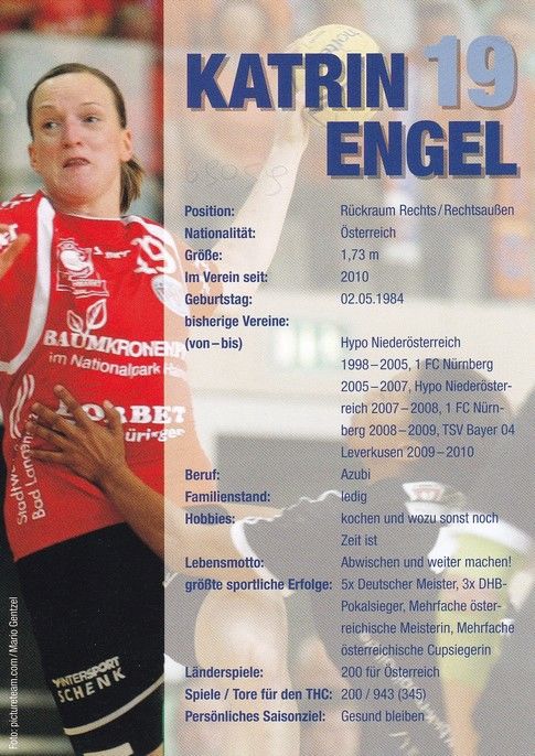Autogramm Handball (D) | Thüringer HC | 2015 | Katrin ENGEL