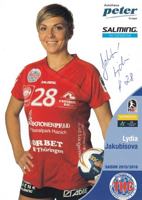 Autogramm Handball (D) | Thüringer HC | 2015 | Lydia JAKUBISOVA