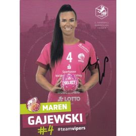 Autogramm Handball (D) | HSG Bad Wildungen | 2022 | Maren GAJEWSKI