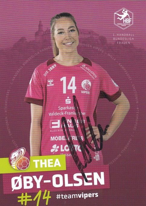 Autogramm Handball (D) | HSG Bad Wildungen | 2022 | Thea OBY-OLSEN