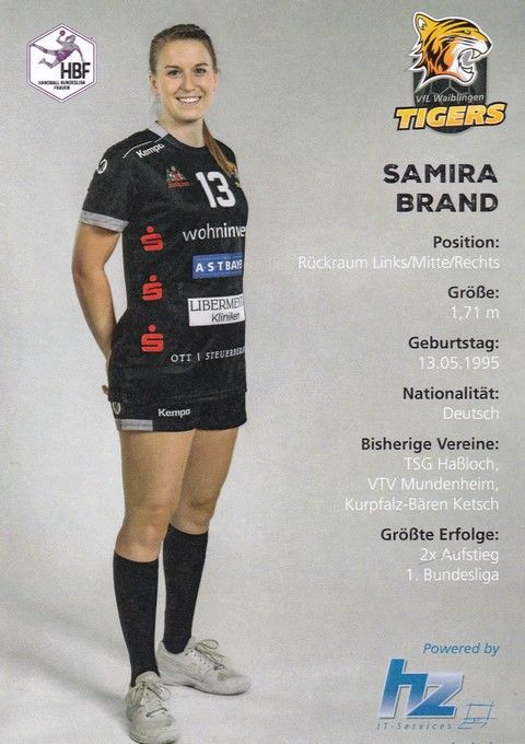 Autogramm Handball (D) | VfL Waiblingen | 2022 | Samira BRAND