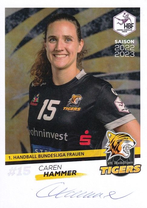 Autogramm Handball (D) | VfL Waiblingen | 2022 | Caren HAMMER