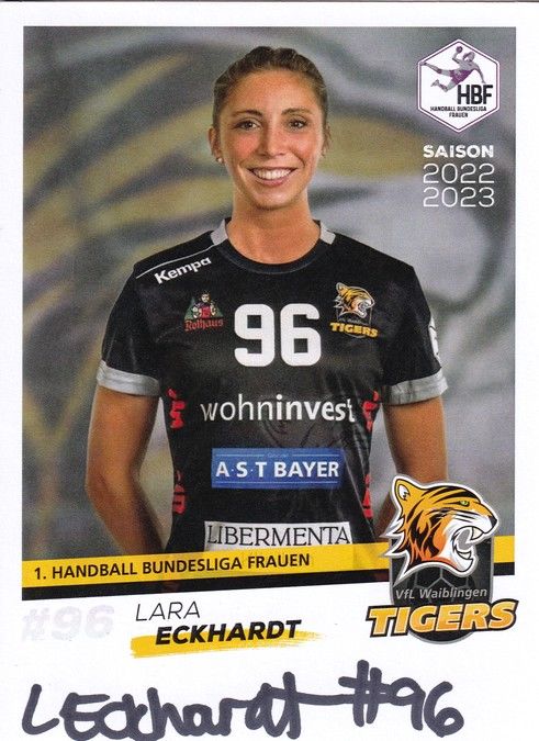 Autogramm Handball (D) | VfL Waiblingen | 2022 | Lara ECKHARDT